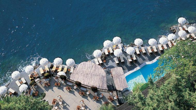pool view Santa Caterina Hotel in Amalfi