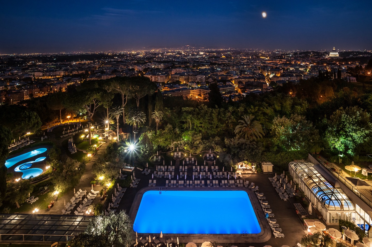 Hotel Rome Cavalieri vista