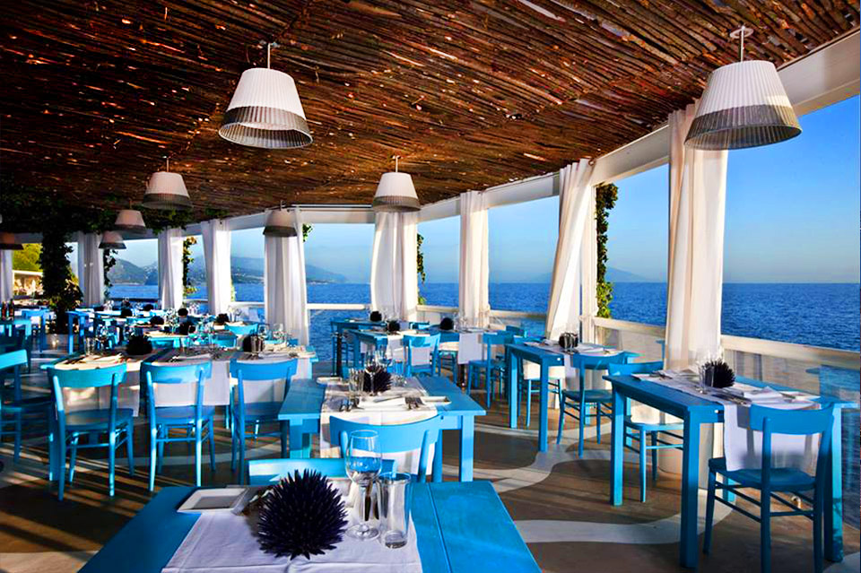 Riccio Beach Club Restaurant in Capri