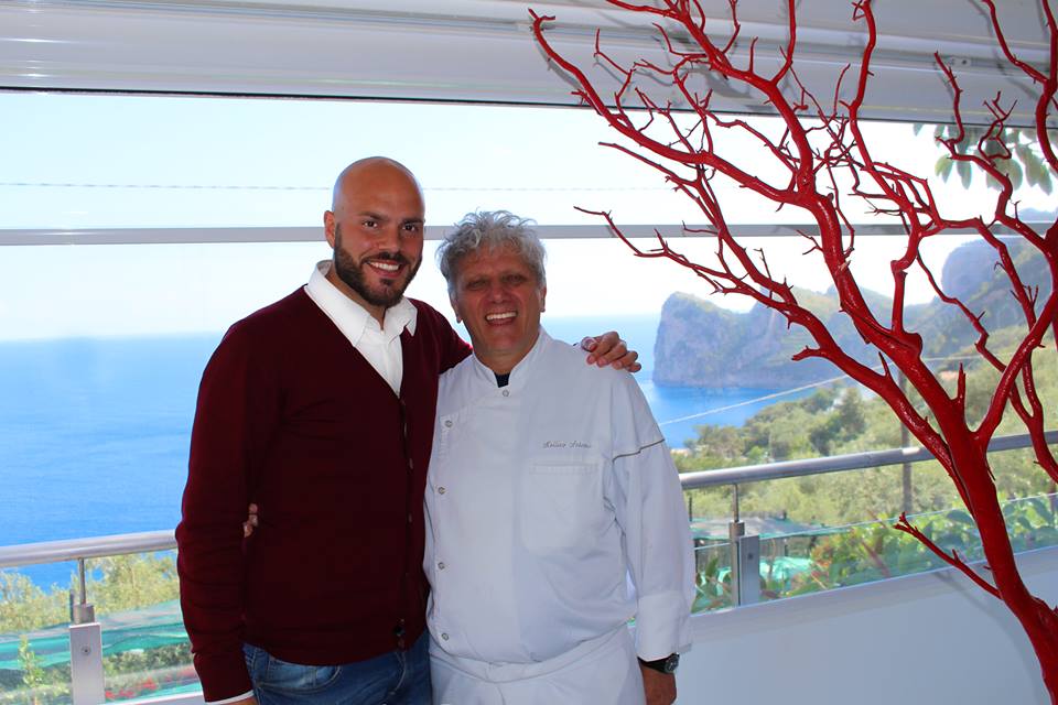 Con lo Chef Antonio Mellino Ristorante Quattro Passi